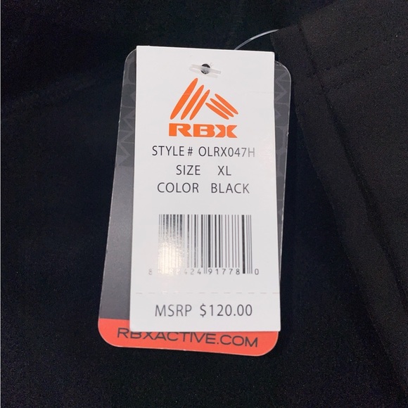 SOLD. NWT Women's RBX Athletic Black Jacket Size XL - Picture 5 of 6